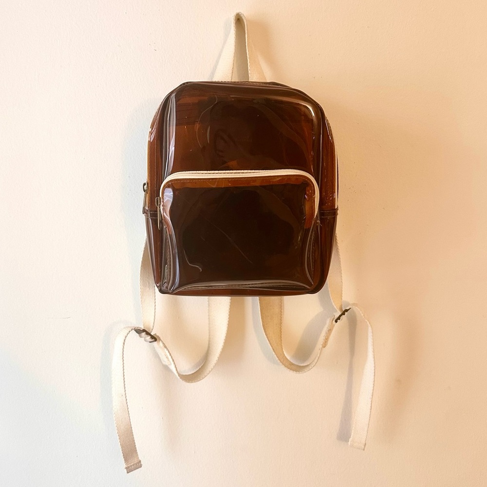 00s Vintage PVC Mini Backpack